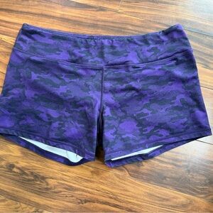 Born Primitive Purple Camo Athletic Shorts